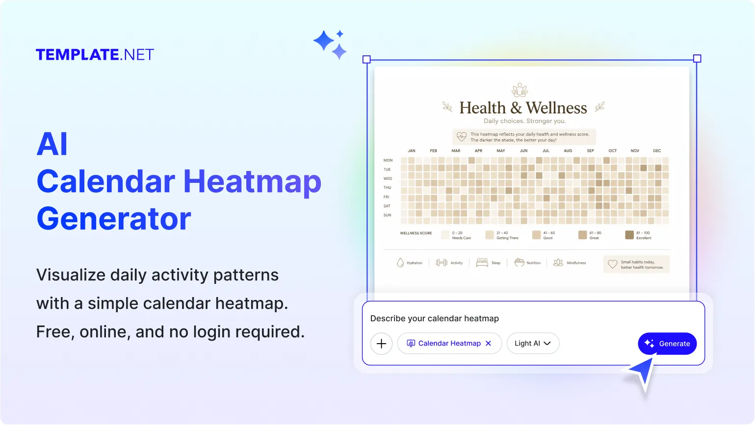 Free AI Calendar Heat Map Generator, AI Calendar Heat Map Maker Online
